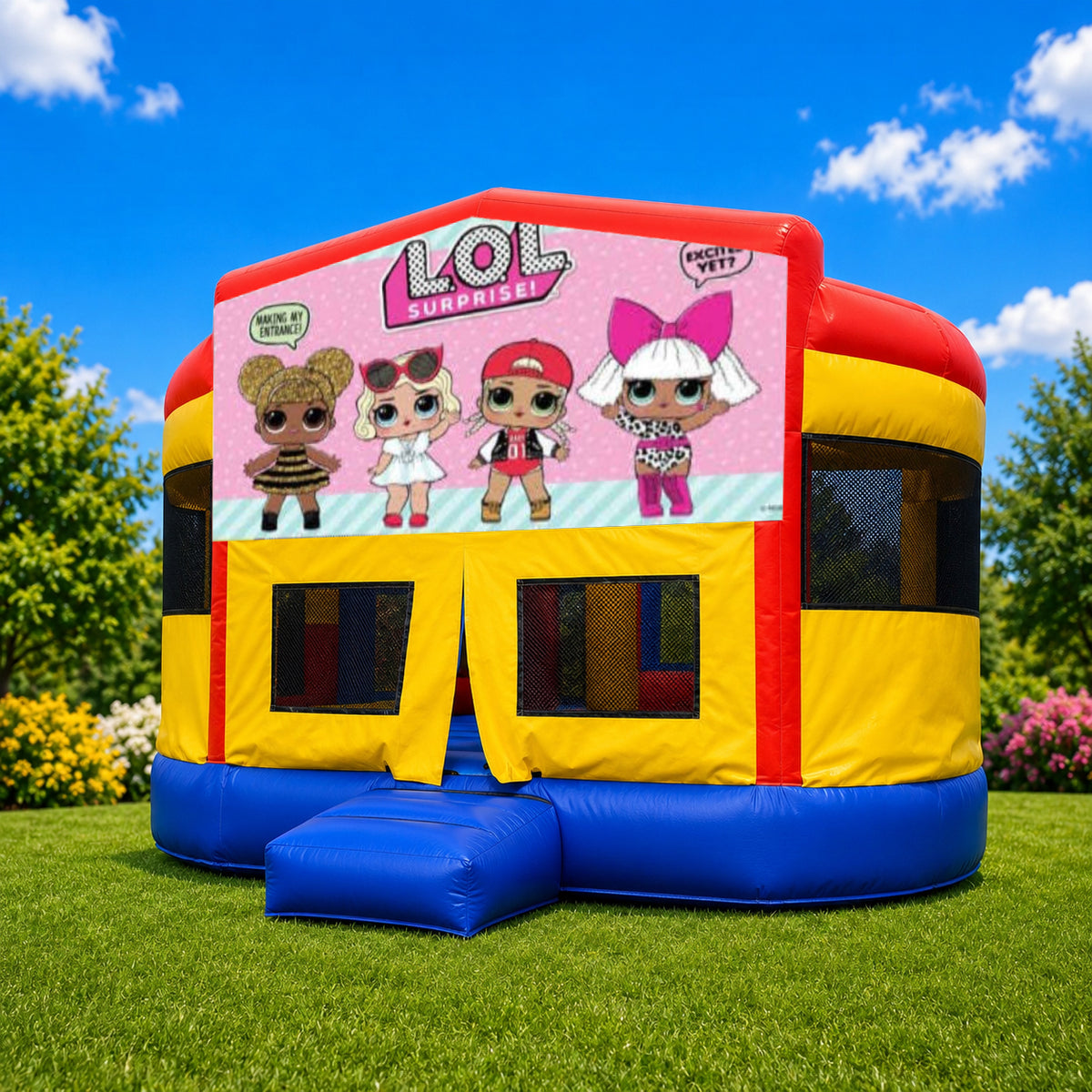 LOL Surprise Double Super Drop Combo Jumping Castle