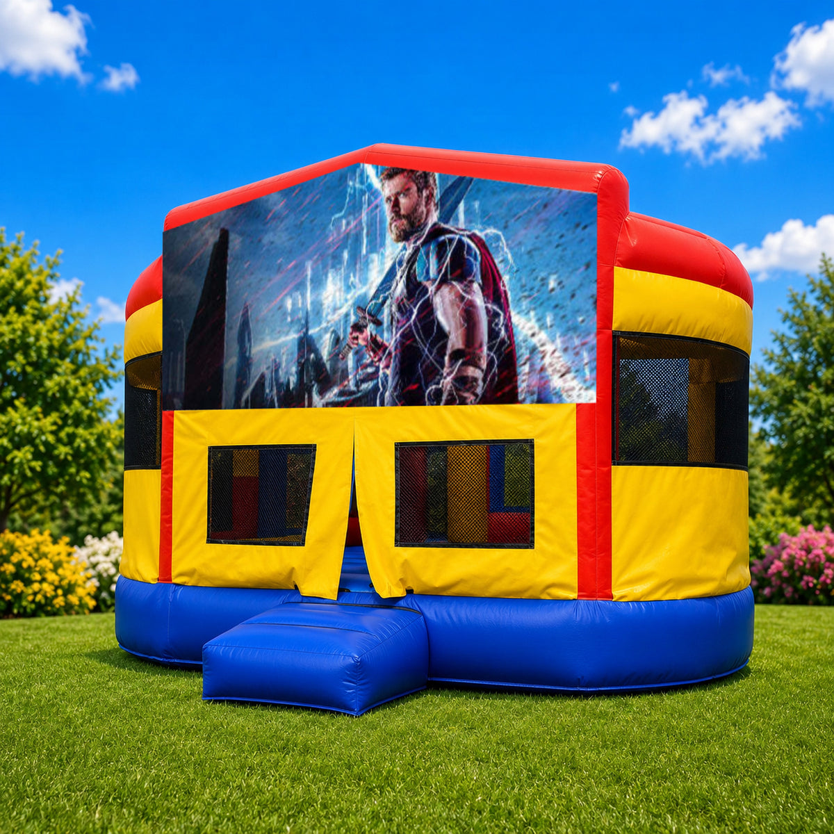 Thor Super Drop Combo Jumping Castle