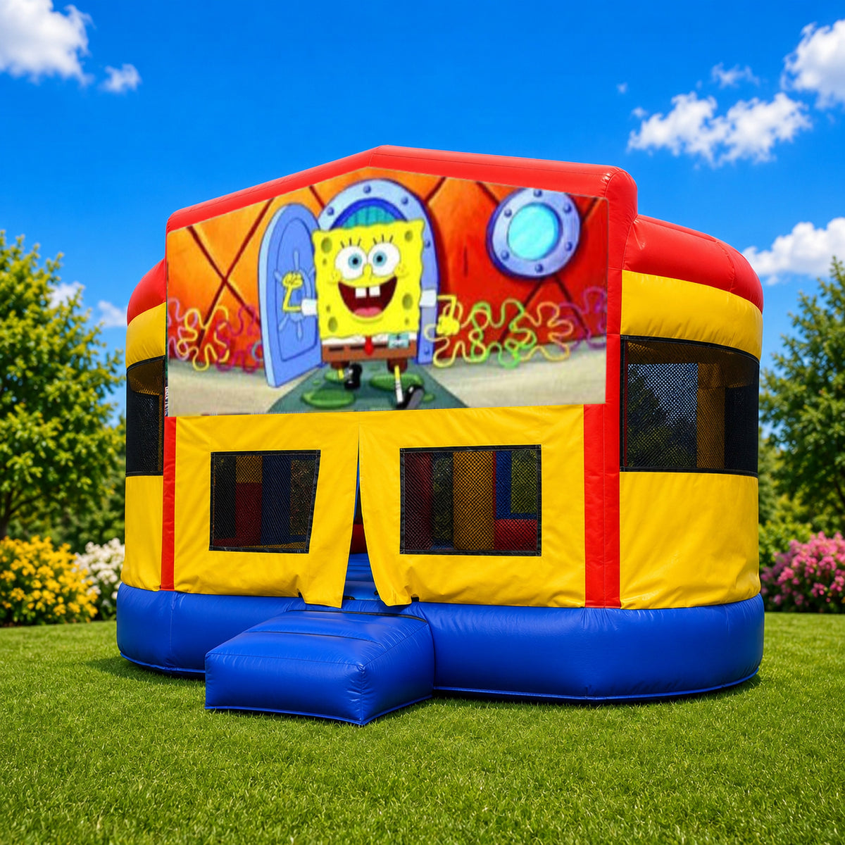 Spongebob Super Drop Combo Jumping Castle