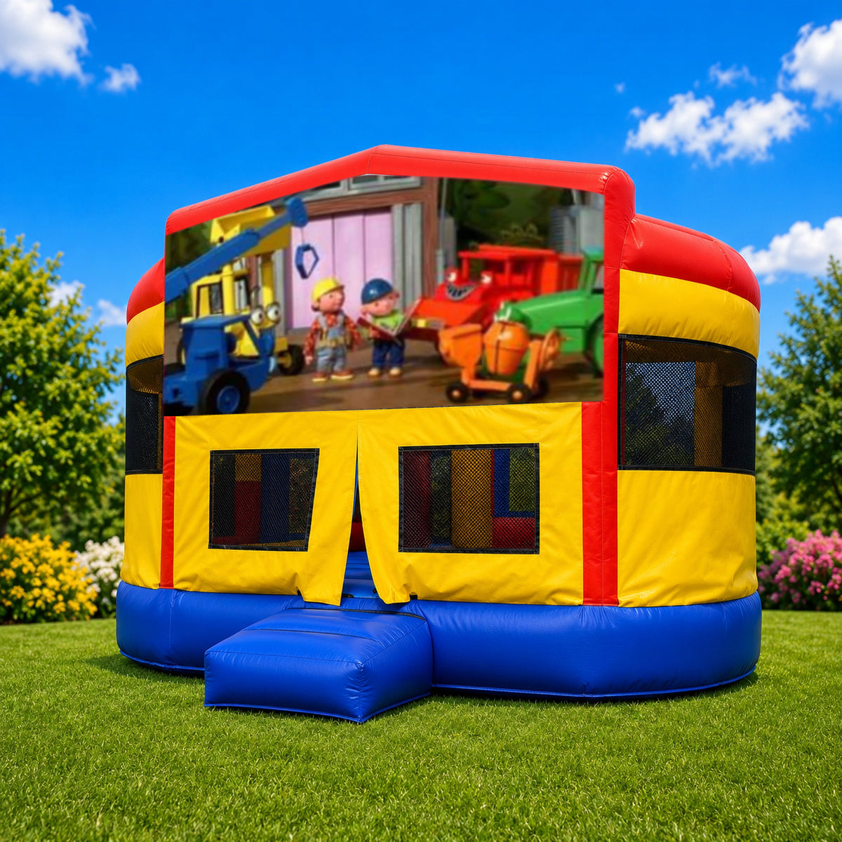 Bob the Builder Double Super Drop Combo Jumping Castle