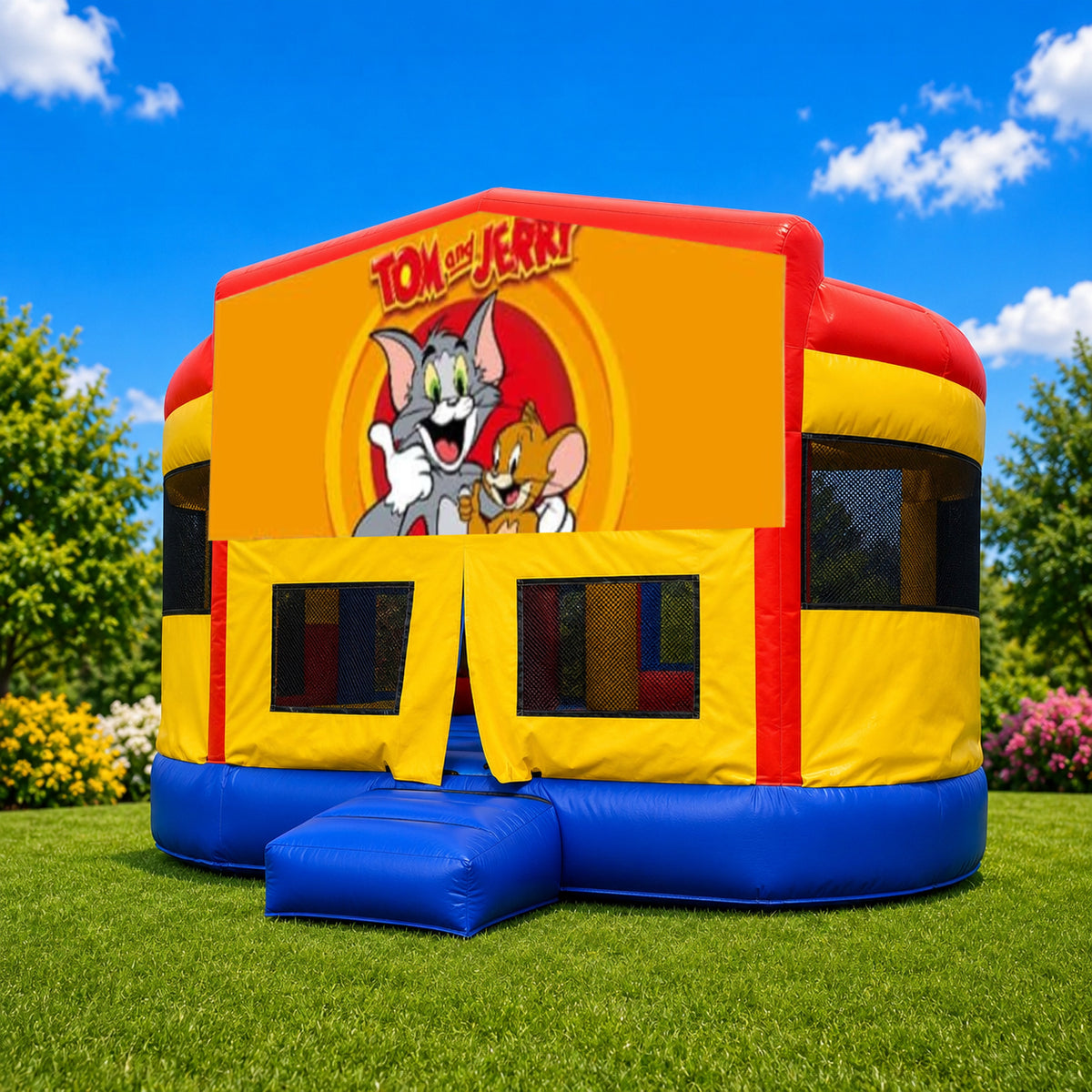 Tom And Jerry Double Super Drop Combo Jumping Castle