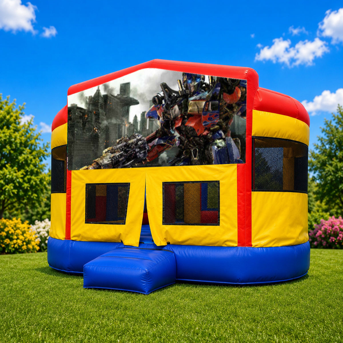 Transformers Super Drop Combo Jumping Castle