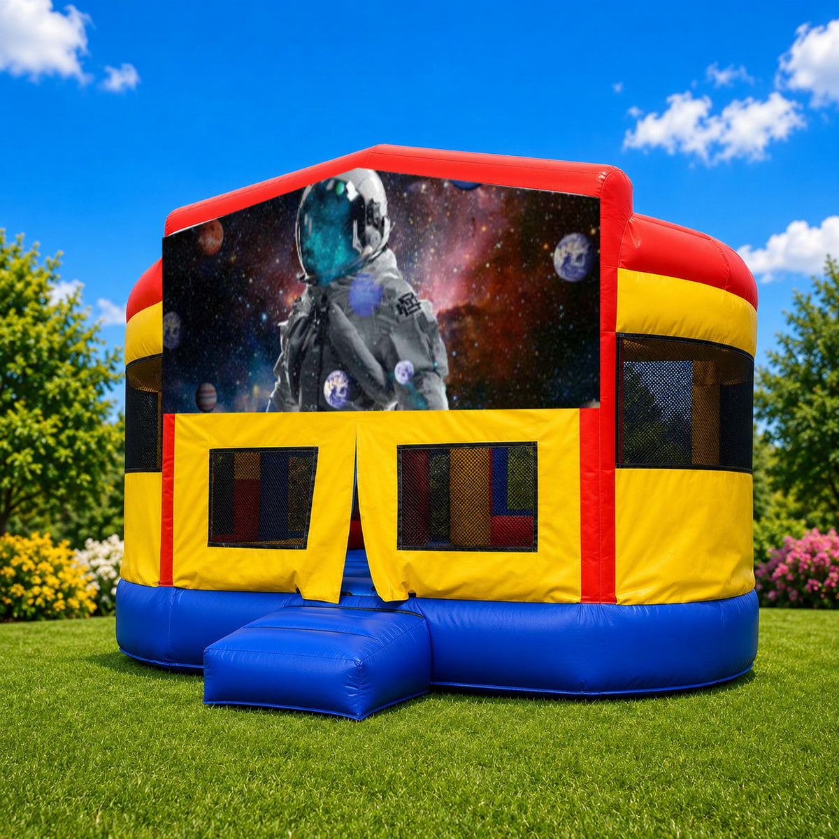 Space / Astronauts Super Drop Combo Jumping Castle