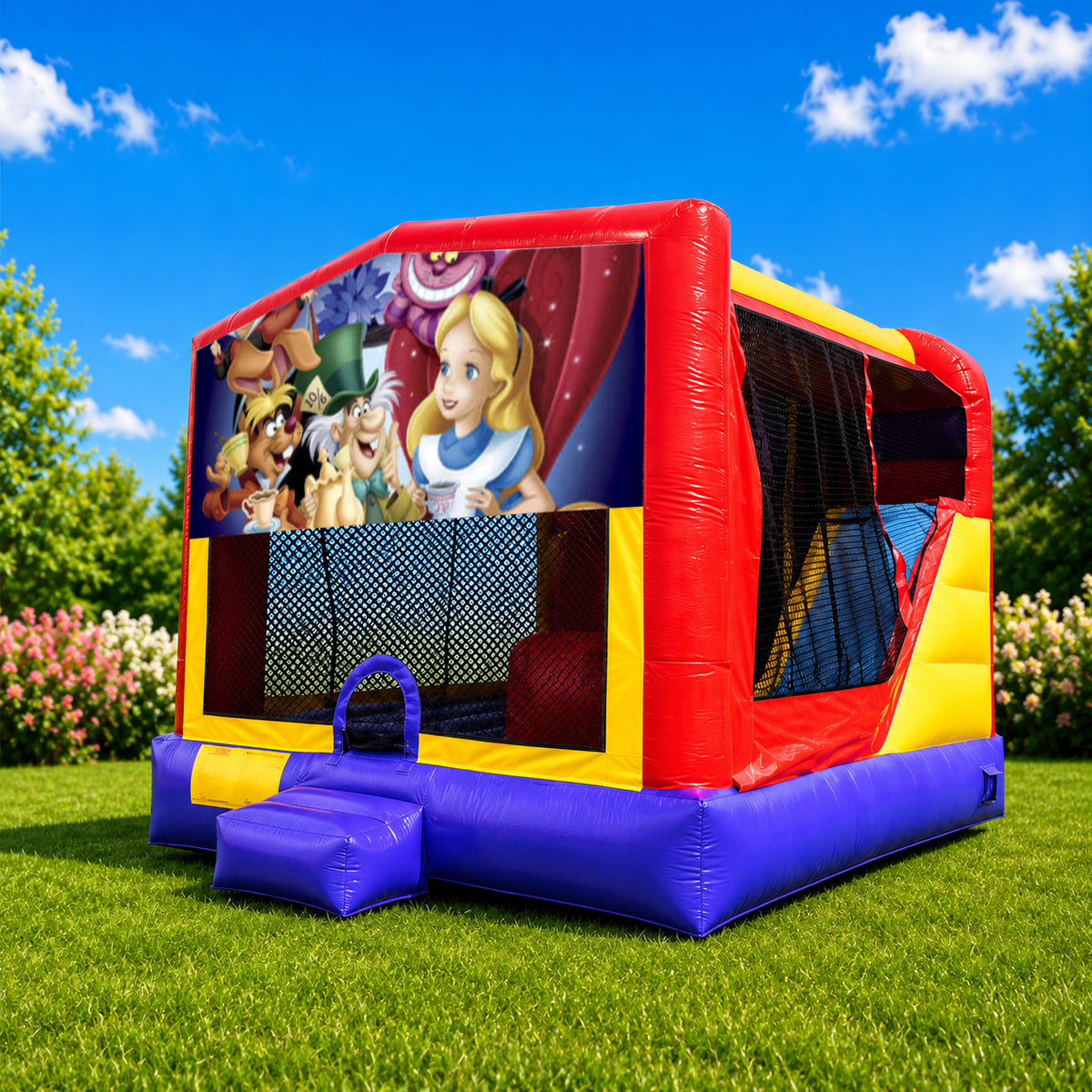 Alice in Wonderland #1 Extra Large Combo Jumping Castle