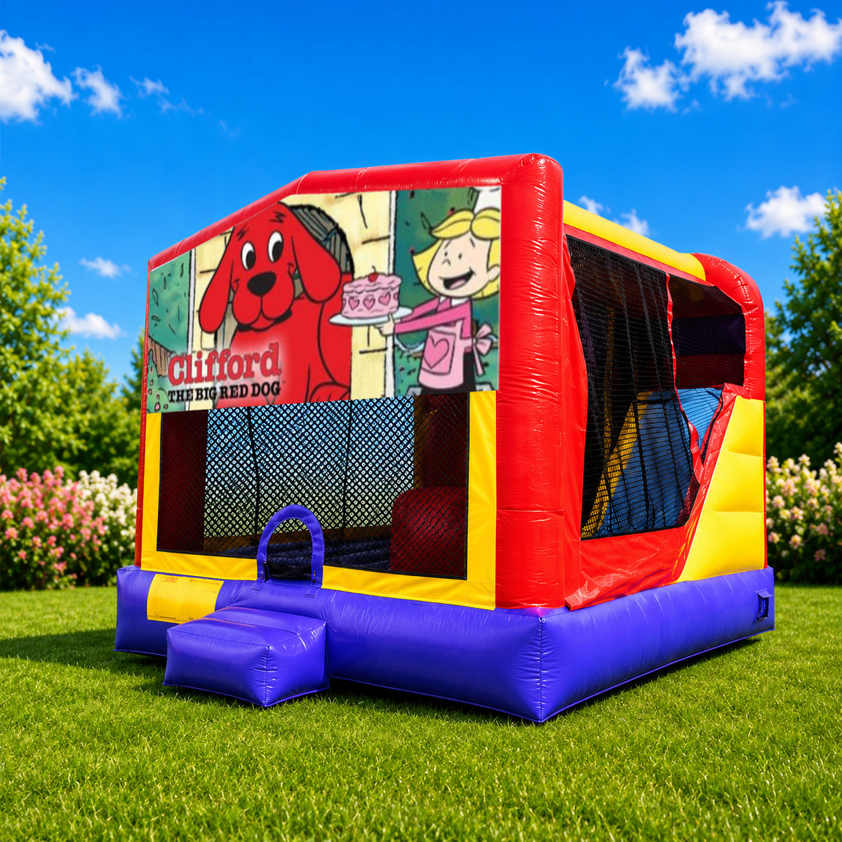 Clifford the Red Dog Extra Large Combo Jumping Castle