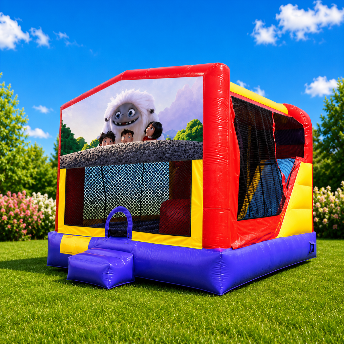 Abominable Extra Large Combo Jumping Castle