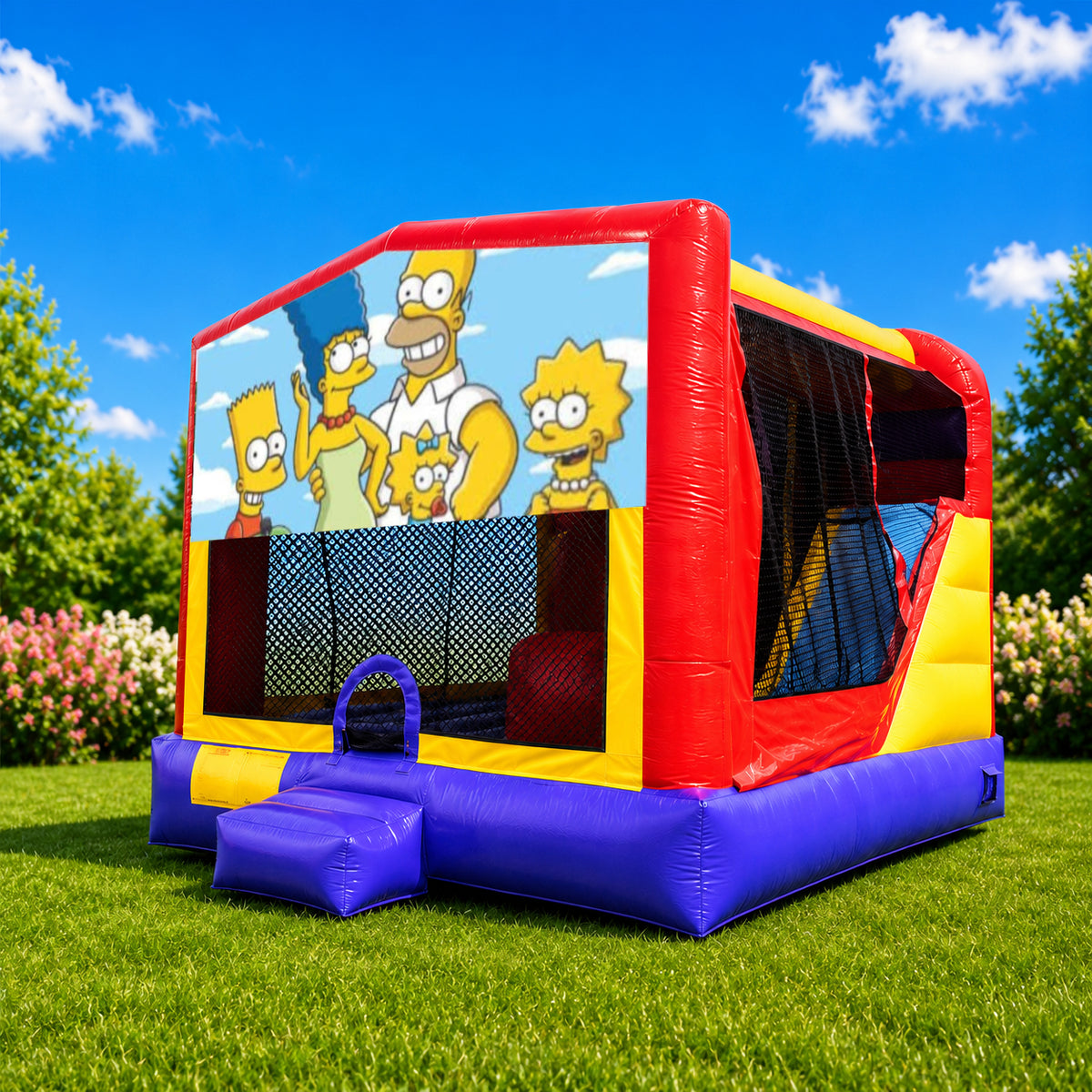The Simpsons Extra Large Combo Jumping Castle