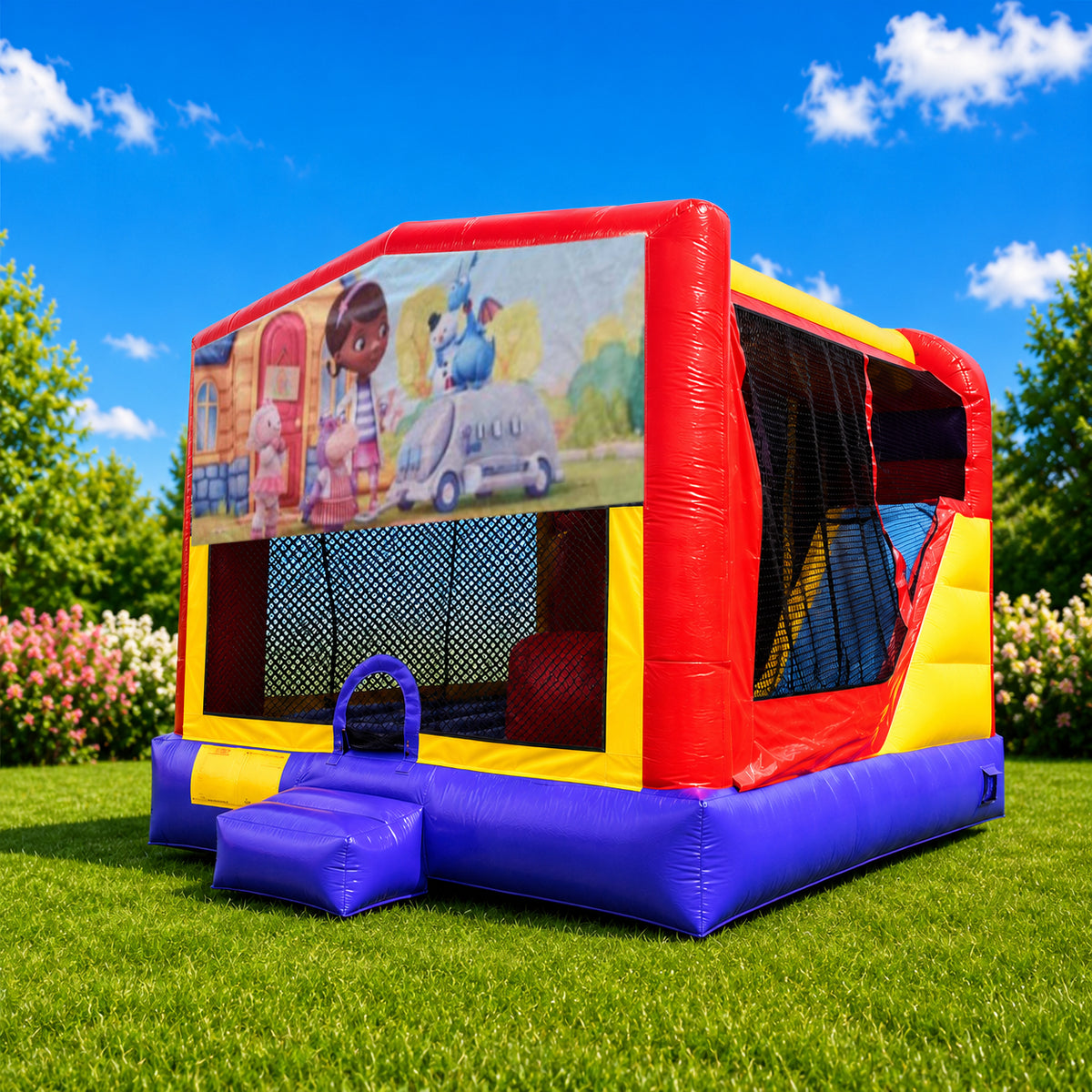 Doc Mcstuffins Extra Large Combo Jumping Castle