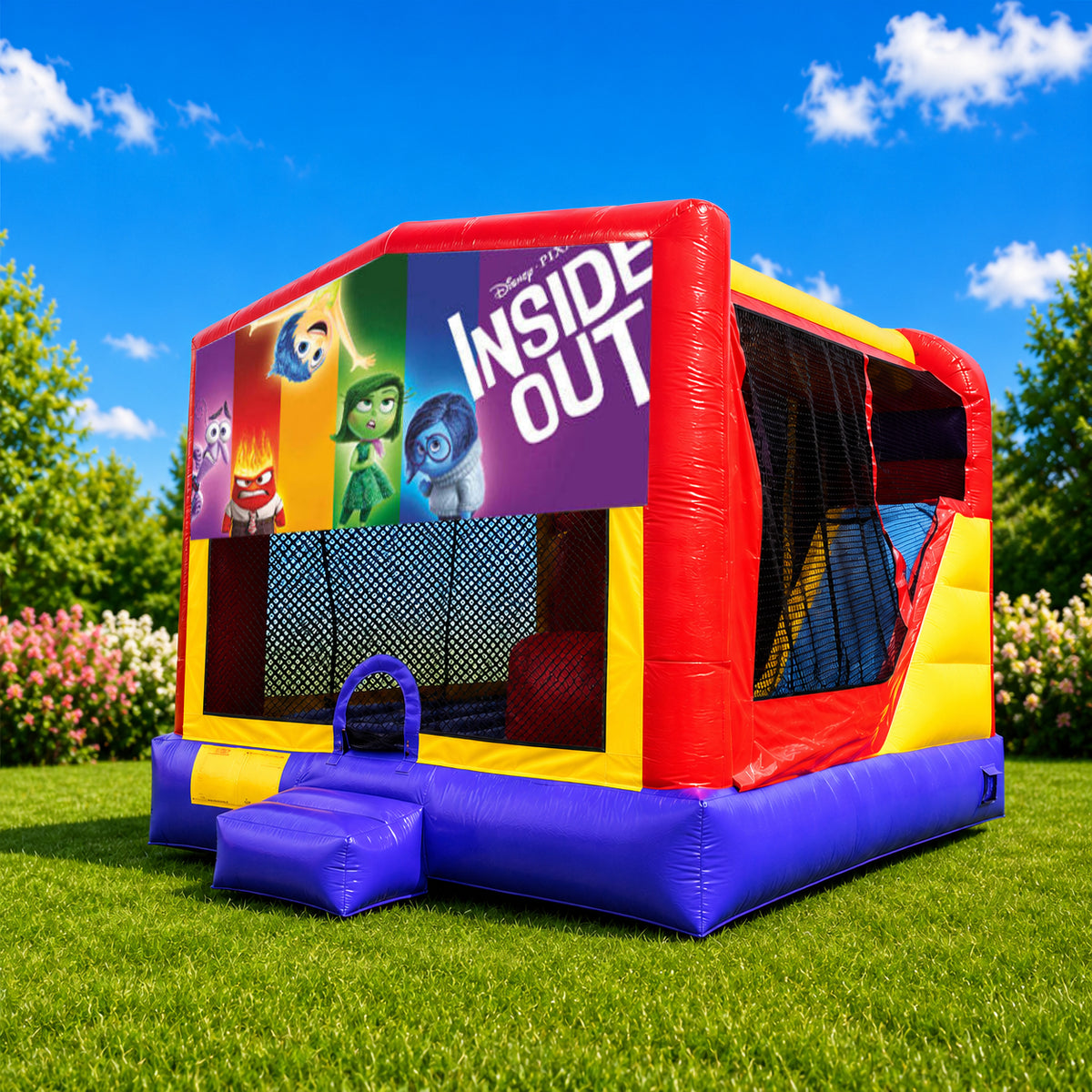 Inside Out Extra Large Combo Jumping Castle