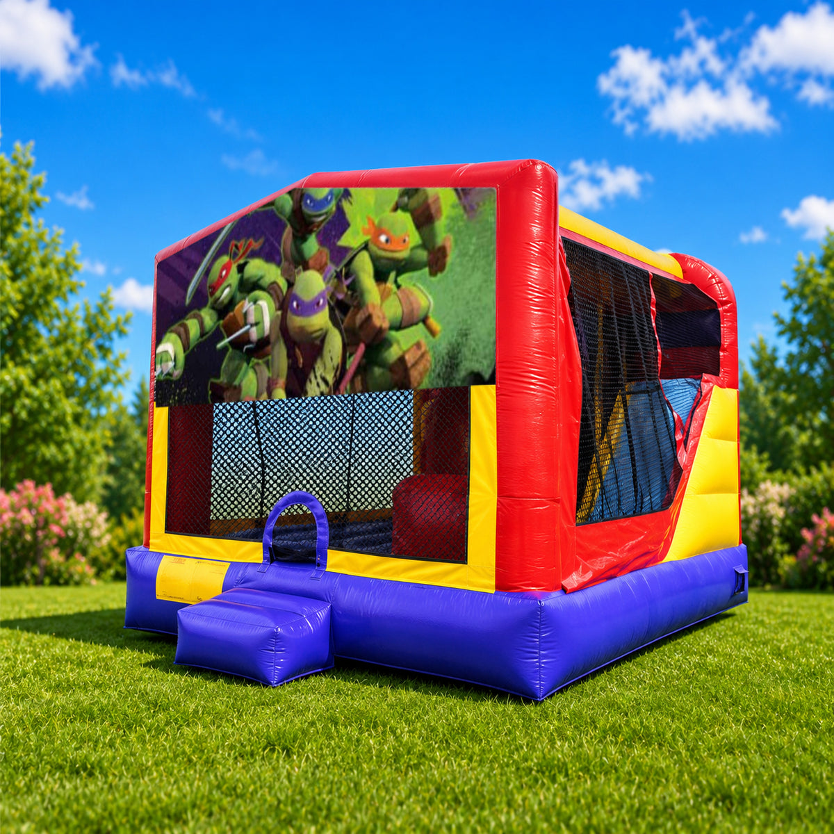 Ninja Turtles #2 Extra Large Combo Jumping Castle