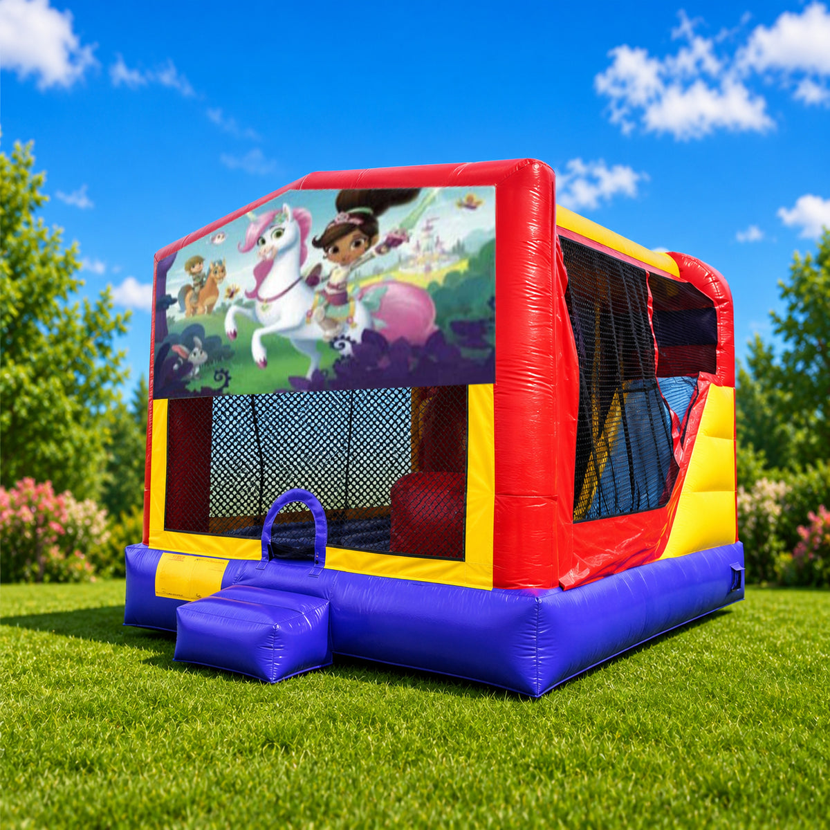 Nelia The Princess Knight Extra Large Combo Jumping Castle