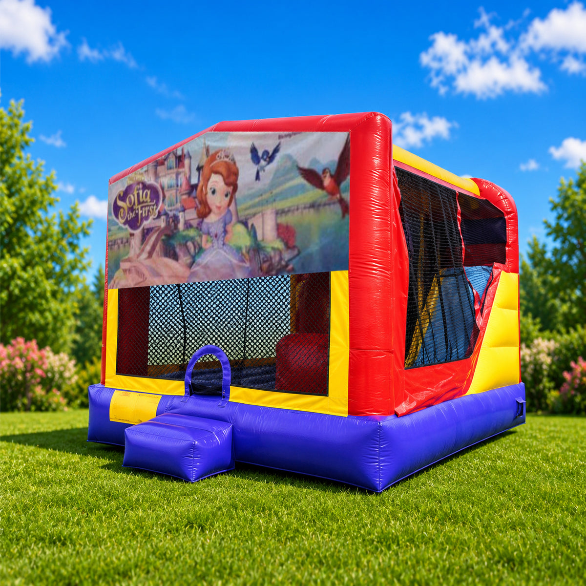 Sofia The First Extra Large Combo Jumping Castle