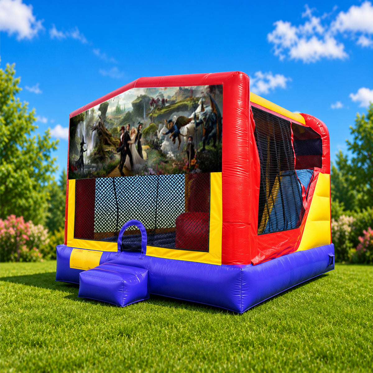 Alice in Wonderland #2 Extra Large Combo Jumping Castle