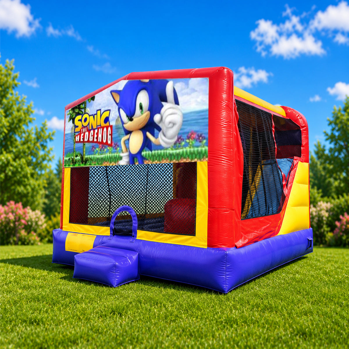 Sonic Extra Large Combo Jumping Castle