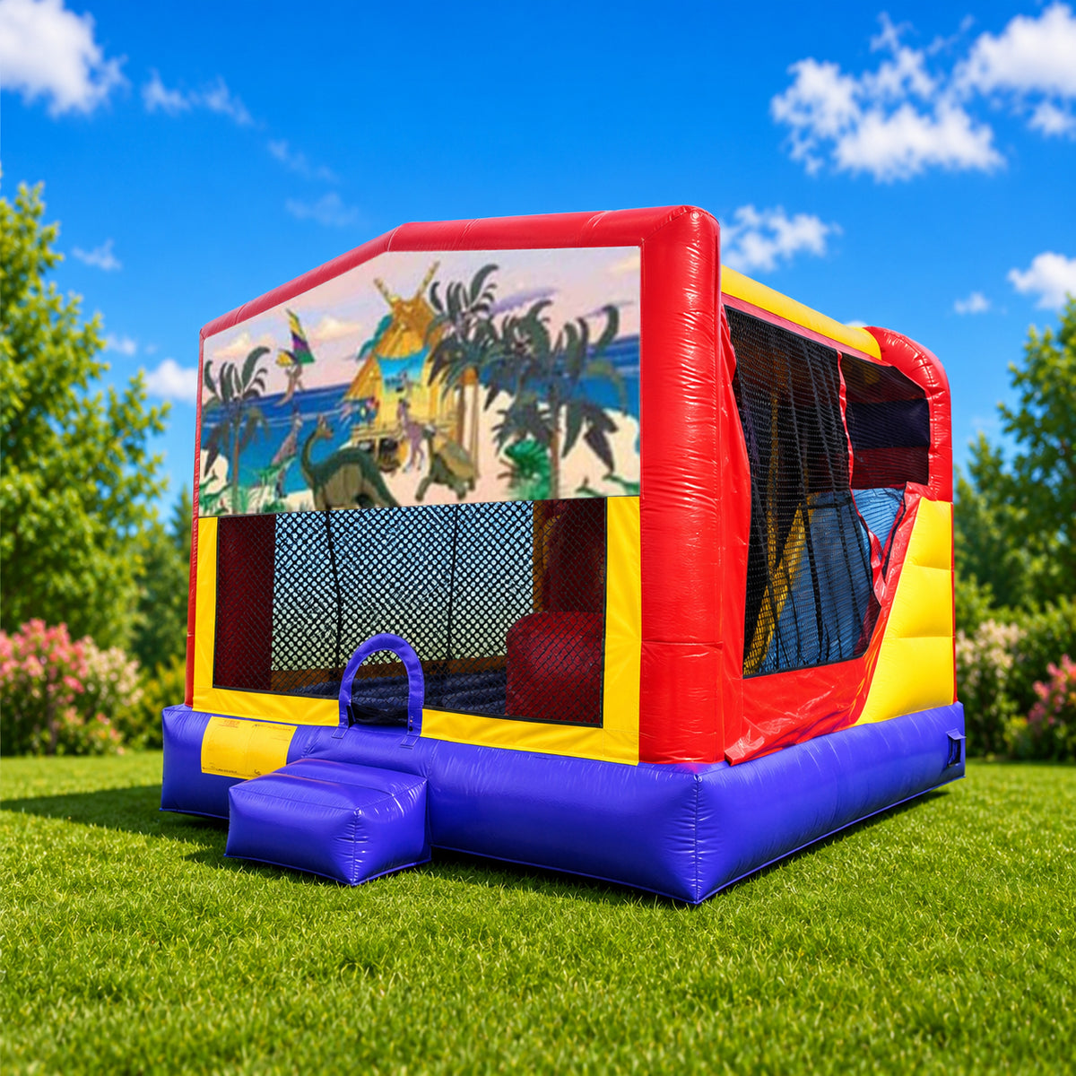 Dinosaur #1 Extra Large Combo Jumping Castle