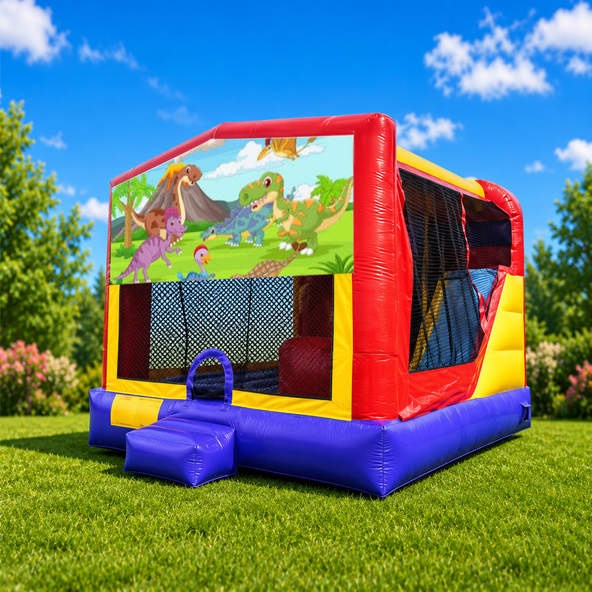Dinosaur #2 Extra Large Combo Jumping Castle