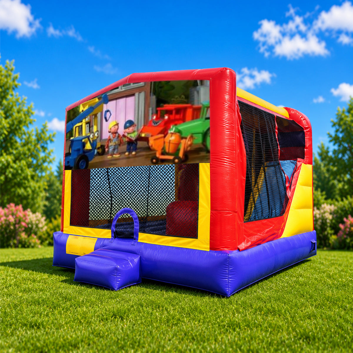 Bob The Builder Extra Large Combo Jumping Castle