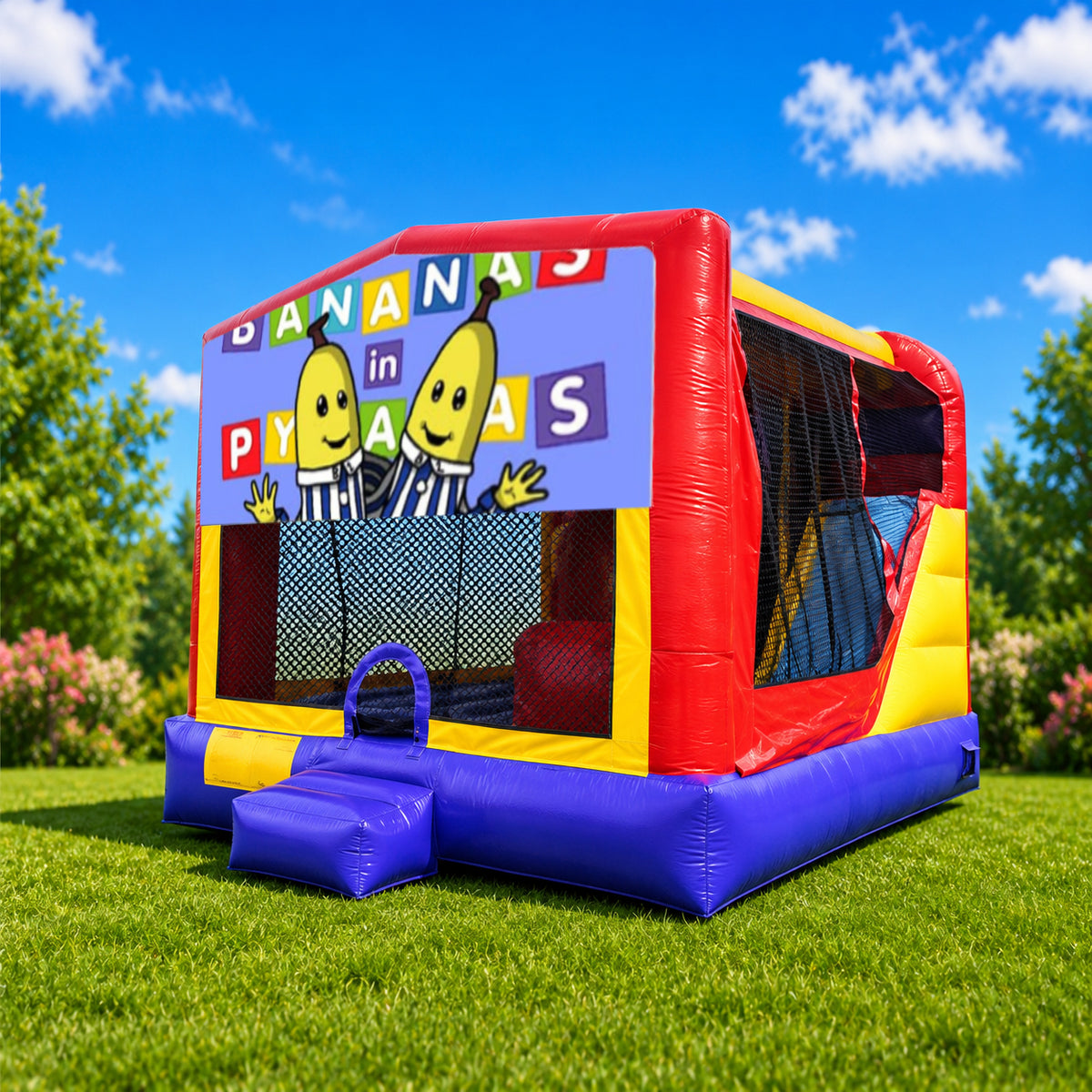 Bananas in Pyjamas Extra Large Combo Jumping Castle