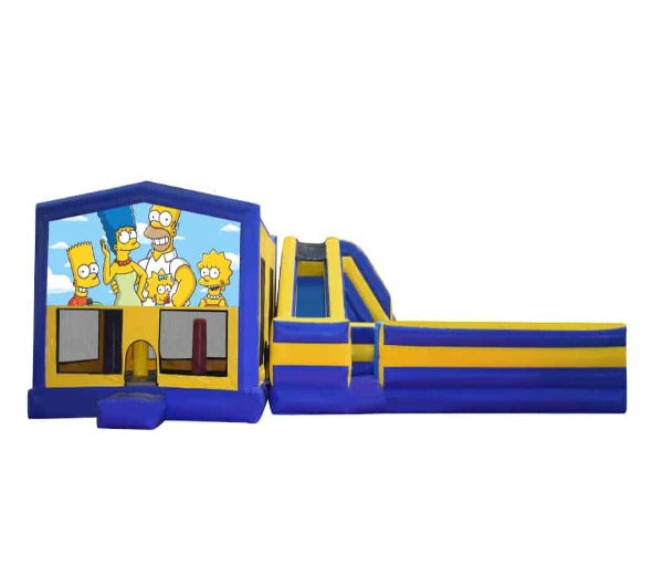 Simpsons Jump Rope The Simpsons Obstacle Mega Combo Jumping Castle β Jumping Castle Hire ...