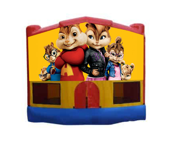 Alvin & the Chipmunks Small Combo Jumping Castle – Jumping Castle Hire ...