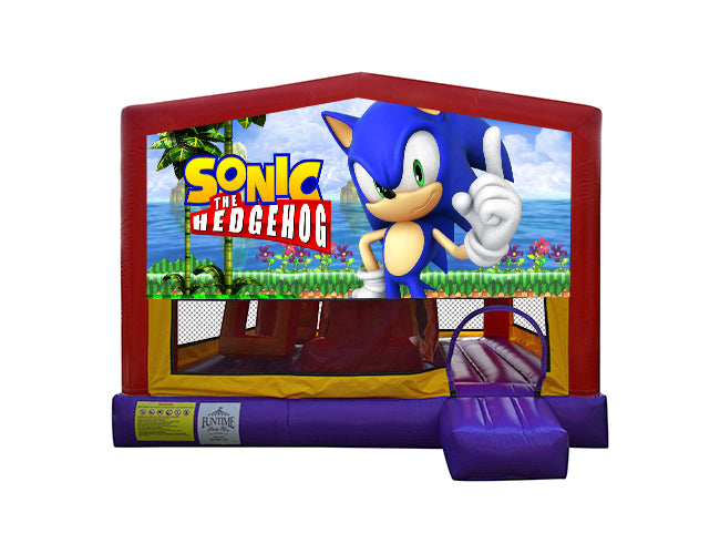 Sonic Extra Large Obstacle Combo Jumping Castle