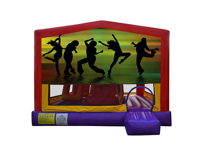 Disco Dance Extra Large Obstacle Combo Jumping Castle
