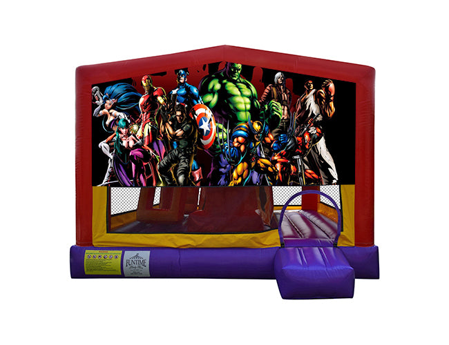 Marvel Super Heroes Extra Large Obstacle Combo Jumping Castle