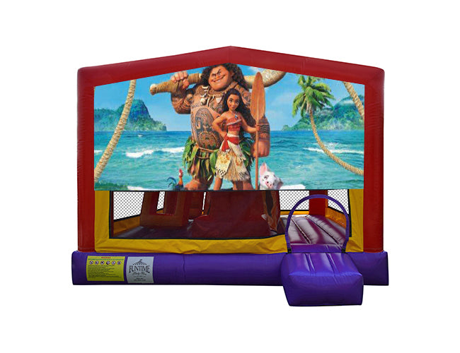 Moana Extra Large Obstacle Combo Jumping Castle