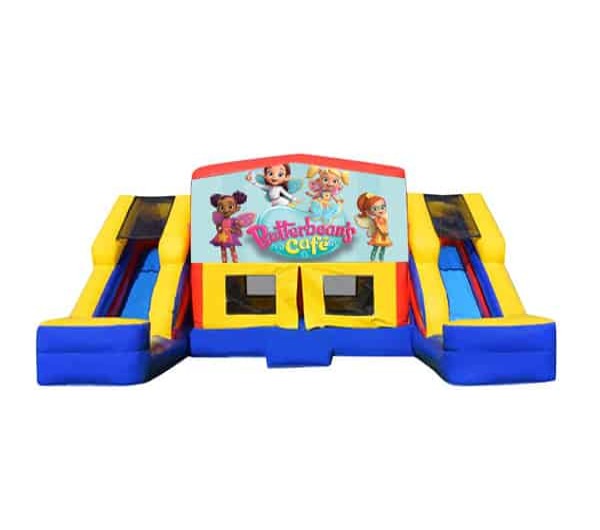 Butterbean Jump Rope Butterbeans Cafe Double Mega Combo Jumping Castle – Jumping Castle Hire ...