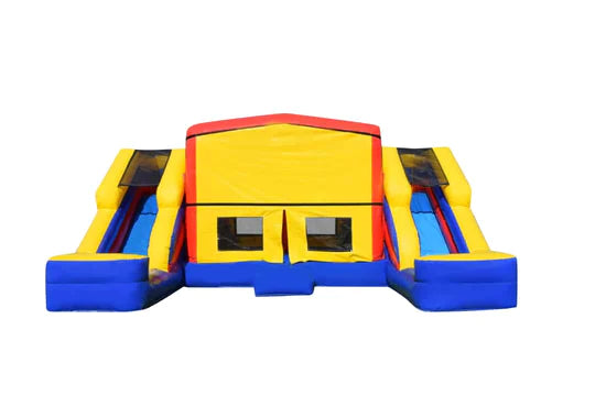 Plain Double Mega Combo Jumping Castle