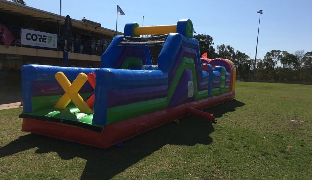 Large Rock Climbing Wall Obstacle Course