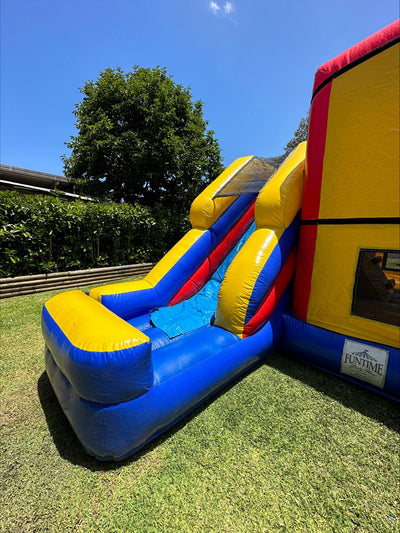 Plain Double Mega Combo Jumping Castle