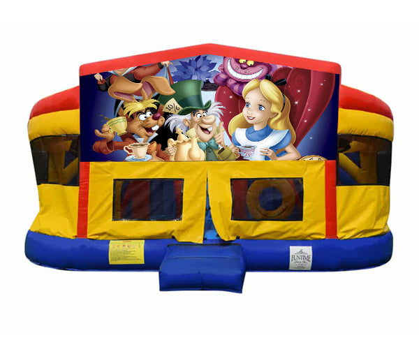 Alice in Wonderland #1 Double Super Drop Combo Jumping Castle