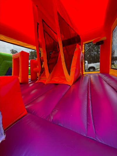 Plain Extra Large Obstacle Combo Jumping Castle