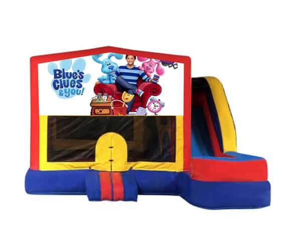 Blues Clues #2 Medium External Slide Jumping Castle