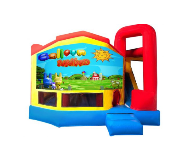 Balloon Barnyard Medium Internal Slide Jumping Castle