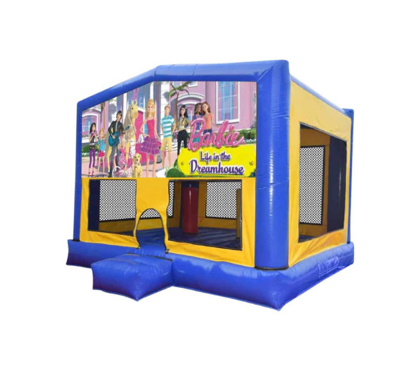 Barbie Medium Combo Jumping Castle