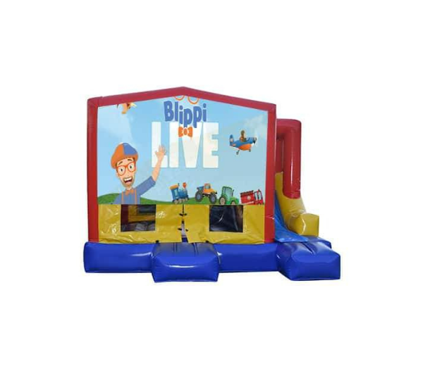 Blippi Small External Slide Jumping Castle