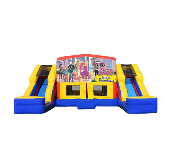 Barbie Double Mega Combo Jumping Castle
