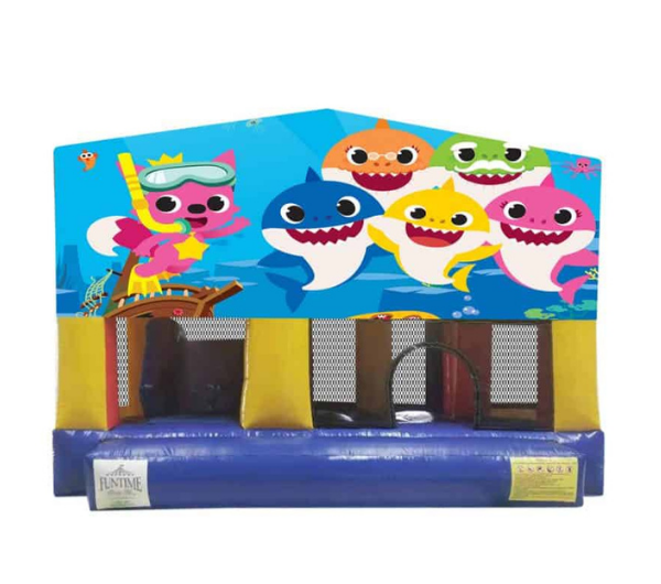 Baby Shark Small Slide Jumping Castle