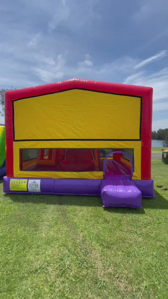 Load video: Christmas #1 Extra Large Obstacle Combo Jumping Castle